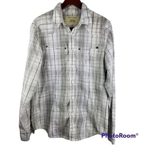 - DkNY Jeans Shirt Western‎ Snap Embro…